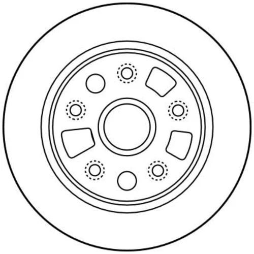 Brzdový kotúč TRW DF3117 - obr. 1