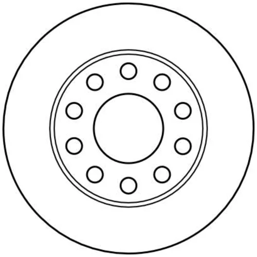 Brzdový kotúč TRW DF4186 - obr. 1