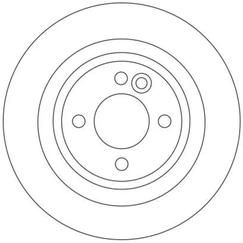 Brzdový kotúč TRW DF4197 - obr. 1