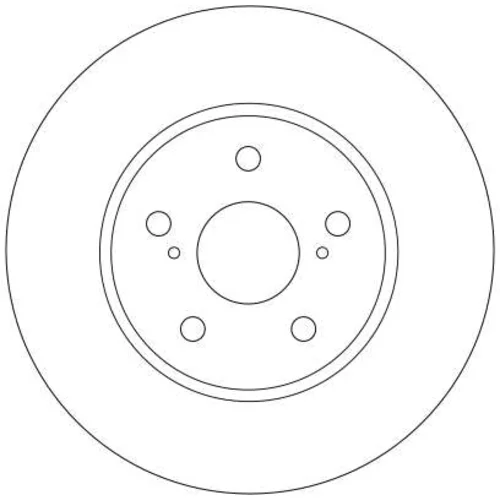 Brzdový kotúč TRW DF4204 - obr. 1