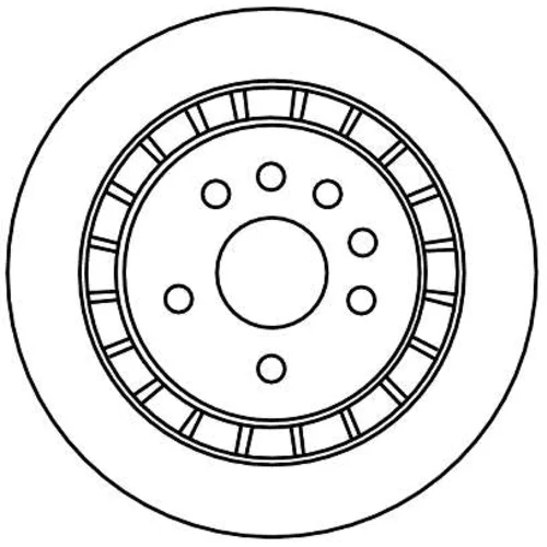 Brzdový kotúč TRW DF4337 - obr. 1