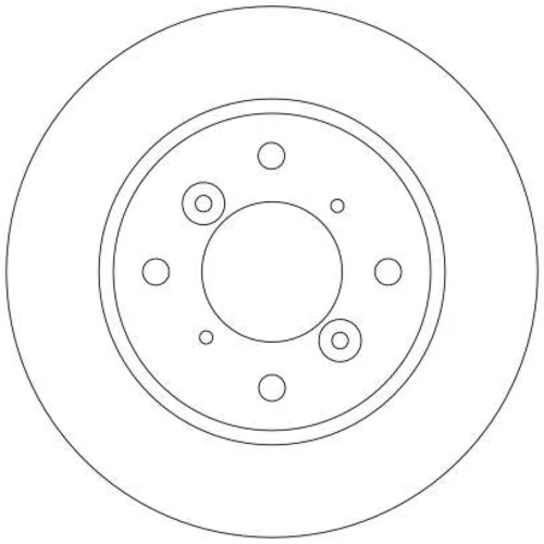 Brzdový kotúč TRW DF4435 - obr. 1
