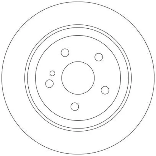 Brzdový kotúč TRW DF4436 - obr. 1