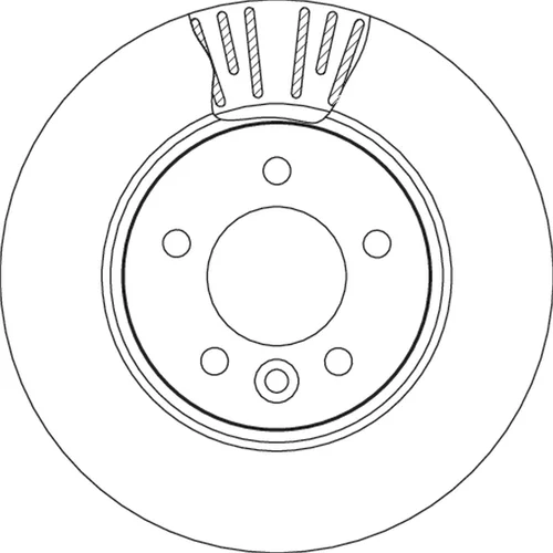 Brzdový kotúč TRW DF4790 - obr. 1