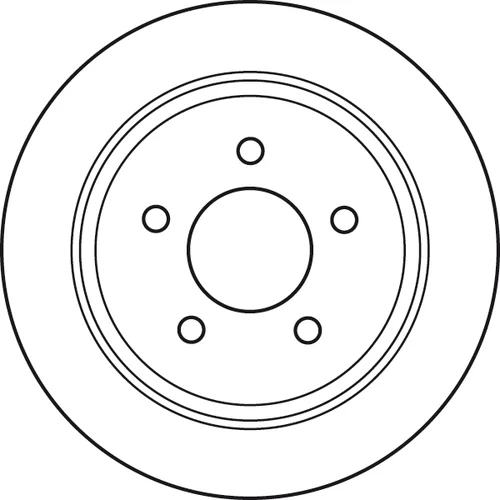 Brzdový kotúč TRW DF4878 - obr. 1