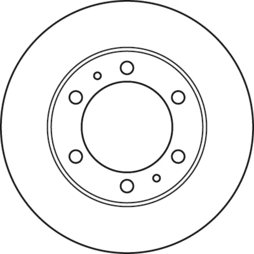 Brzdový kotúč TRW DF4917 - obr. 1