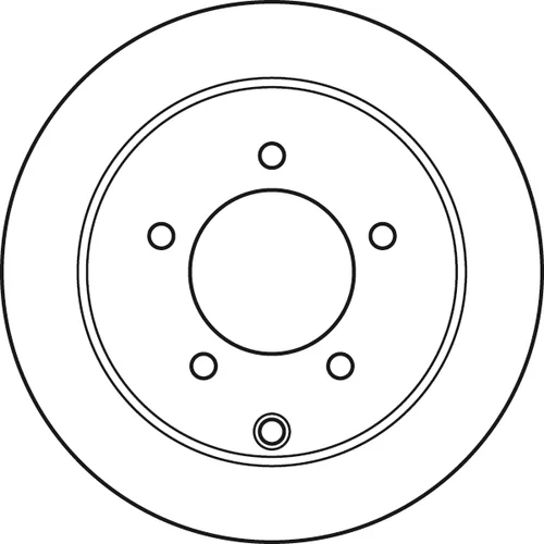 Brzdový kotúč TRW DF4973 - obr. 1