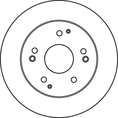 Brzdový kotúč TRW DF6026 - obr. 1
