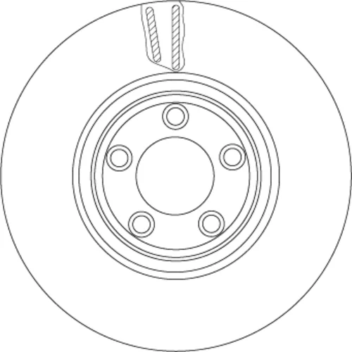 Brzdový kotúč DF6073S /TRW/ - obr. 1