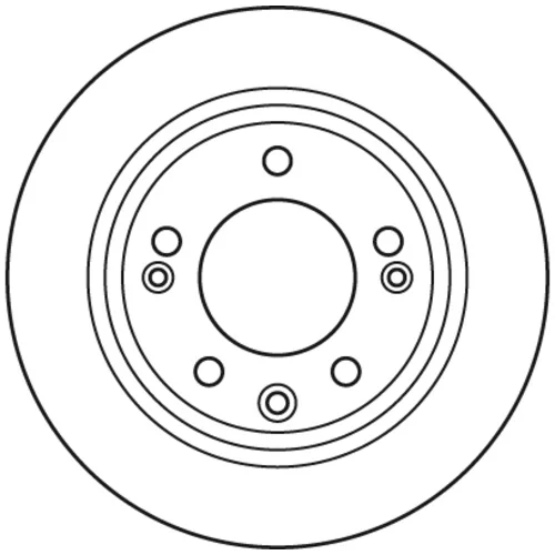 Brzdový kotúč TRW DF6123 - obr. 1