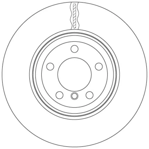 Brzdový kotúč TRW DF6471 - obr. 1