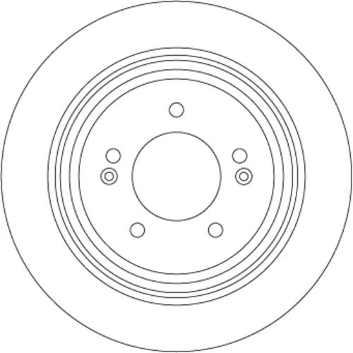 Brzdový kotúč TRW DF6573