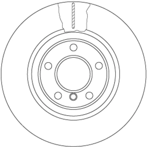 Brzdový kotúč TRW DF6616S