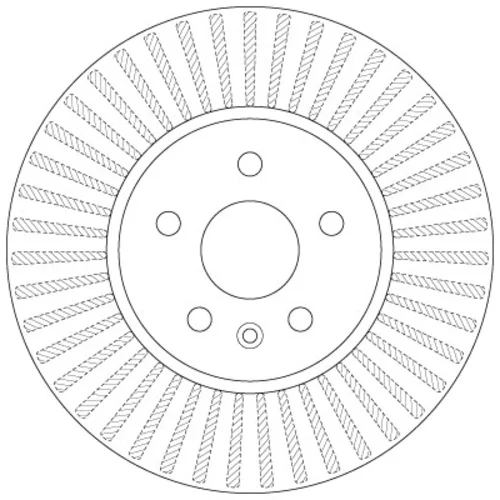 Brzdový kotúč TRW DF6629 - obr. 1