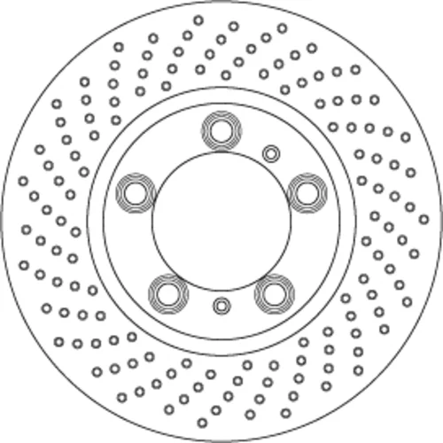 Brzdový kotúč TRW DF6778S