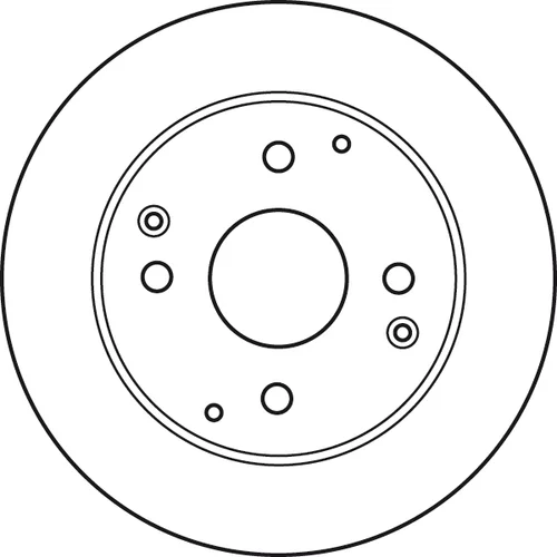 Brzdový kotúč TRW DF7249 - obr. 1