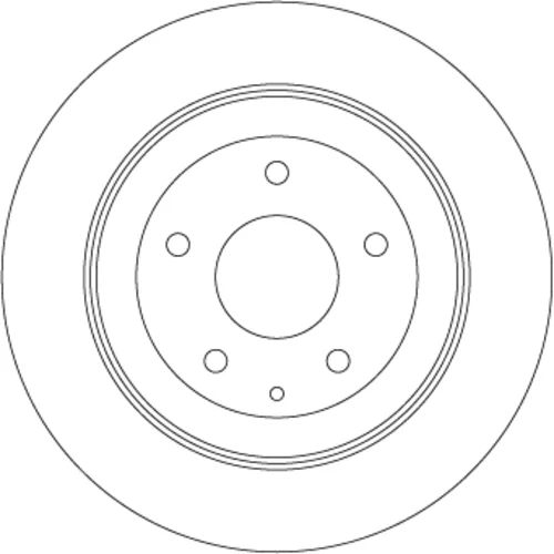 Brzdový kotúč TRW DF8053 - obr. 1