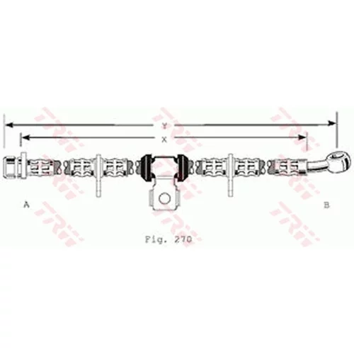 Brzdová hadica TRW PHD195