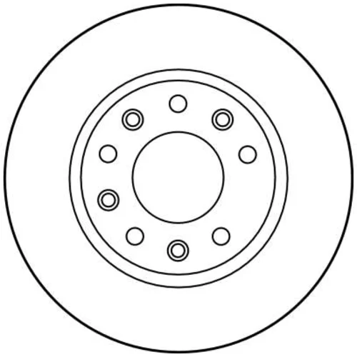 Brzdový kotúč TRW DF1022 - obr. 1