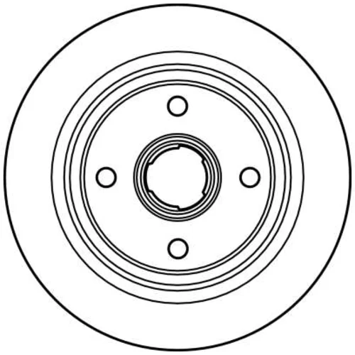 Brzdový kotúč TRW DF2605 - obr. 1