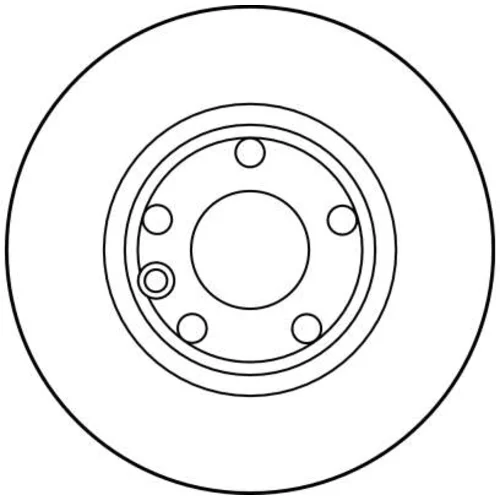 Brzdový kotúč TRW DF2665 - obr. 1