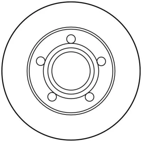 Brzdový kotúč TRW DF2666 - obr. 1