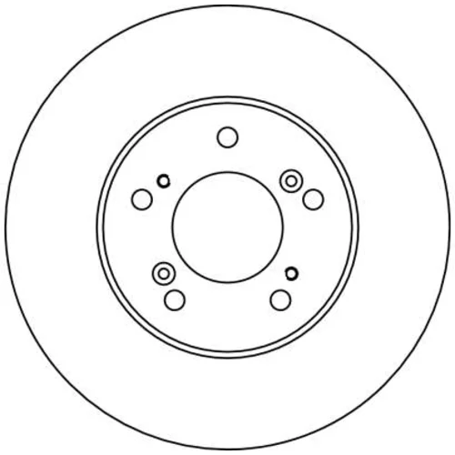 Brzdový kotúč TRW DF4028 - obr. 1