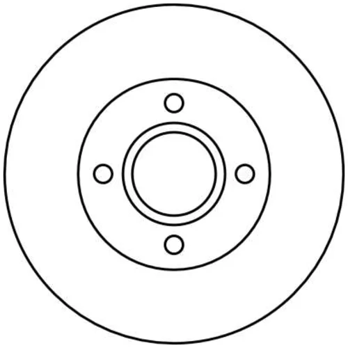 Brzdový kotúč TRW DF4036 - obr. 1