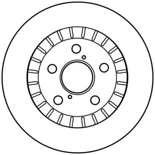 Brzdový kotúč TRW DF4093 - obr. 1