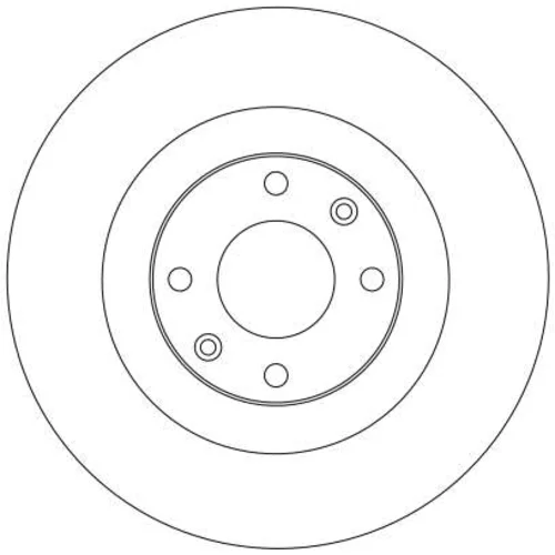 Brzdový kotúč TRW DF4226 - obr. 1
