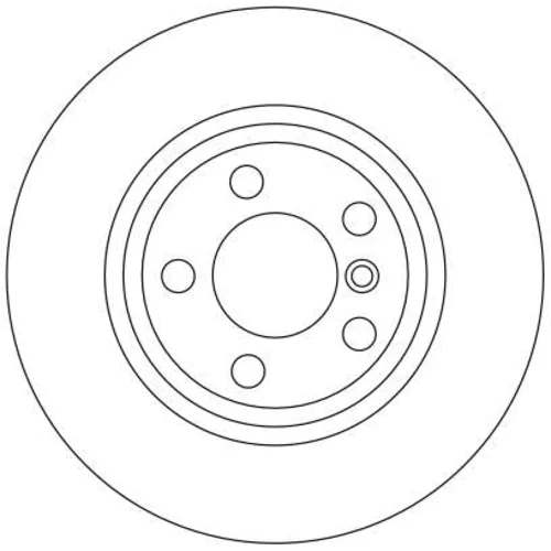 Brzdový kotúč TRW DF4392S - obr. 1