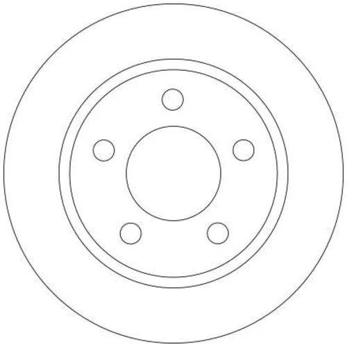 Brzdový kotúč TRW DF4419 - obr. 1