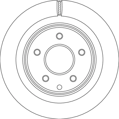 Brzdový kotúč TRW DF4745 - obr. 1