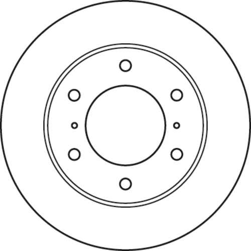 Brzdový kotúč TRW DF4870 - obr. 1