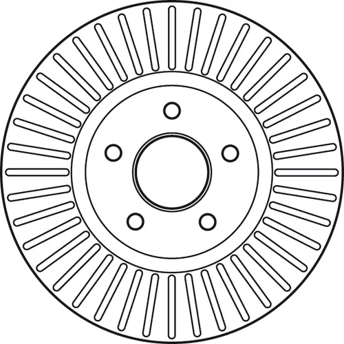Brzdový kotúč TRW DF6019S - obr. 1