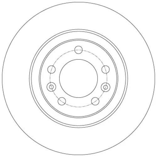 Brzdový kotúč TRW DF6134 - obr. 1