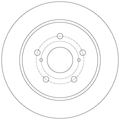 Brzdový kotúč TRW DF6173 - obr. 1
