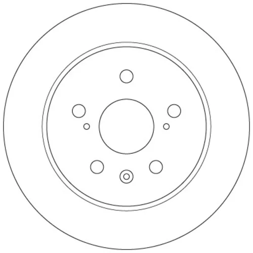 Brzdový kotúč TRW DF6178 - obr. 1