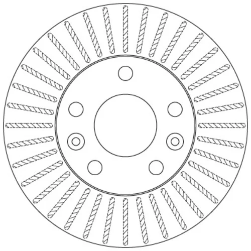 Brzdový kotúč TRW DF6200 - obr. 1