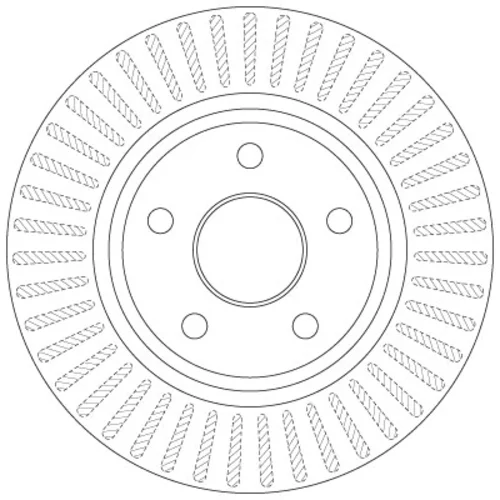 Brzdový kotúč TRW DF6251 - obr. 1