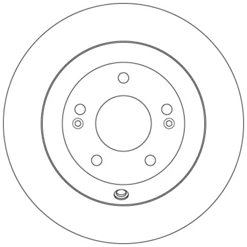 Brzdový kotúč TRW DF7996 - obr. 1