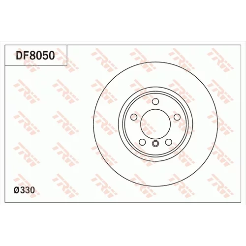 Brzdový kotúč TRW DF8050