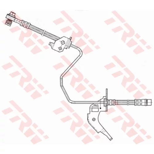 Brzdová hadica TRW PHD566 - obr. 1