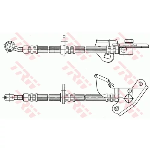Brzdová hadica TRW PHD583 - obr. 1
