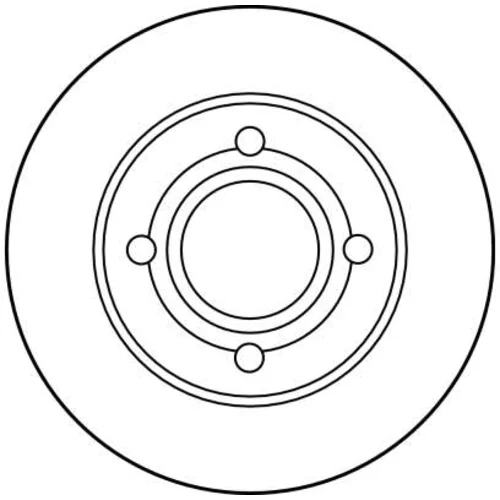 Brzdový kotúč TRW DF1536 - obr. 1