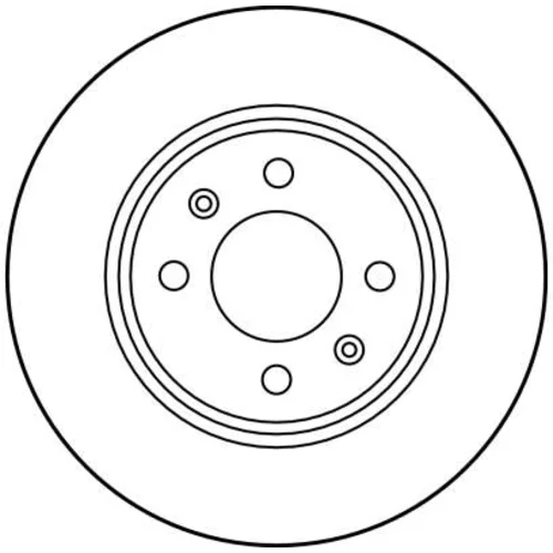 Brzdový kotúč TRW DF1663 - obr. 1