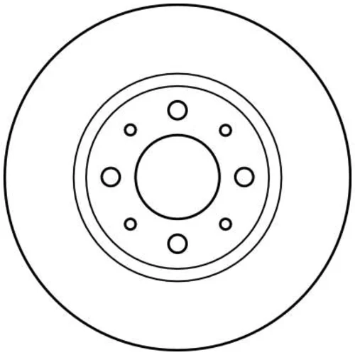 Brzdový kotúč TRW DF2621 - obr. 1