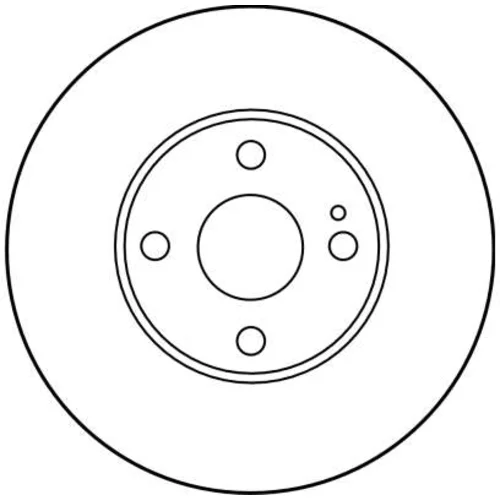 Brzdový kotúč TRW DF2702 - obr. 1