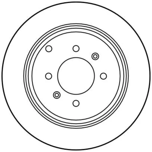 Brzdový kotúč TRW DF2781 - obr. 1