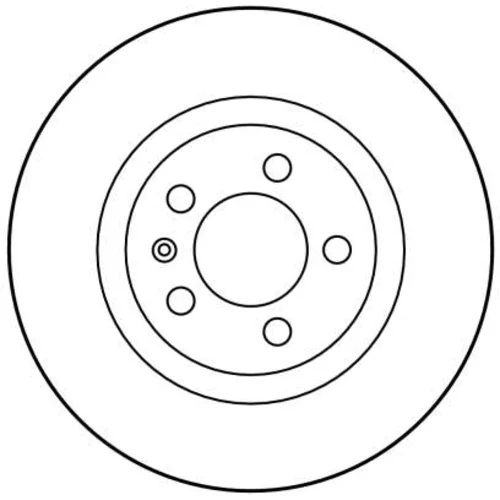 Brzdový kotúč TRW DF2804 - obr. 1